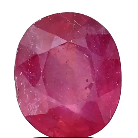 4.66 carat heated treated Natural Ruby Gemstone
