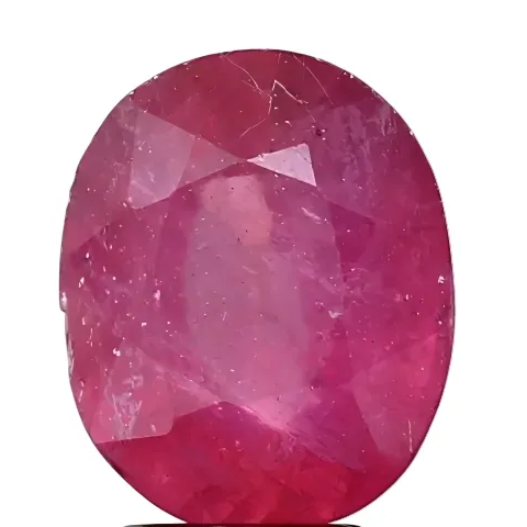 4.66 carat heated treated Natural Ruby Gemstone