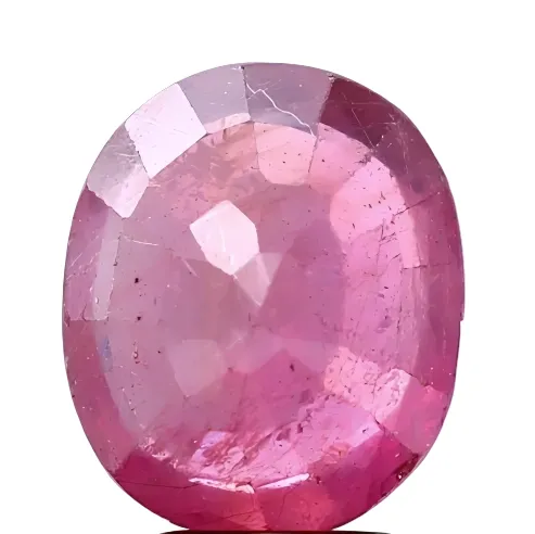 4.66 carat heated treated Natural Ruby Gemstone