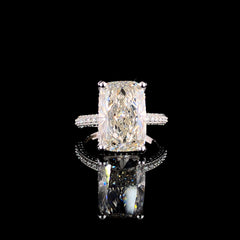14K White Gold 5.69 Carat Lab-Grown Diamond Ring – Brilliant & Sustainable