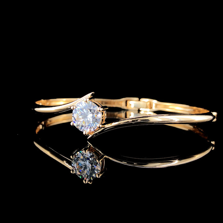 2.03ct yellow Gold & Lab-Grown Diamond Bracelet – Elegant Sustainability.