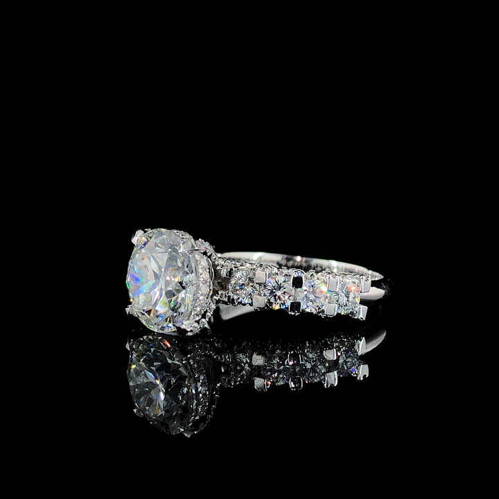 3.78ct Lab Diamond Ring in 14K Gold | SolitaireMart