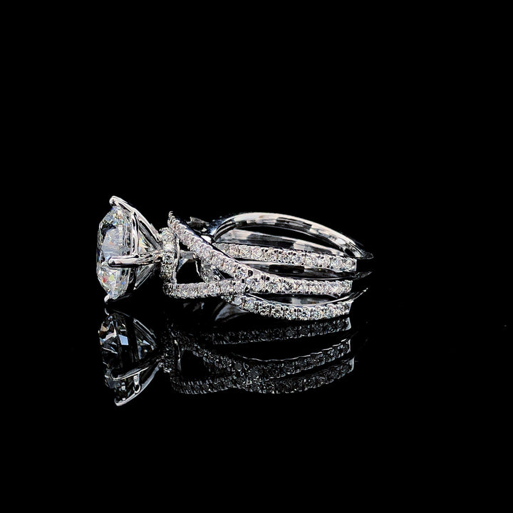 4.623ct Lab Diamond Ring in 18K Gold | SolitaireMart