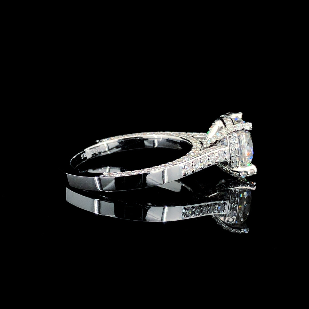 3.515ct Lab Diamond Ring in 14K Gold | SolitaireMart