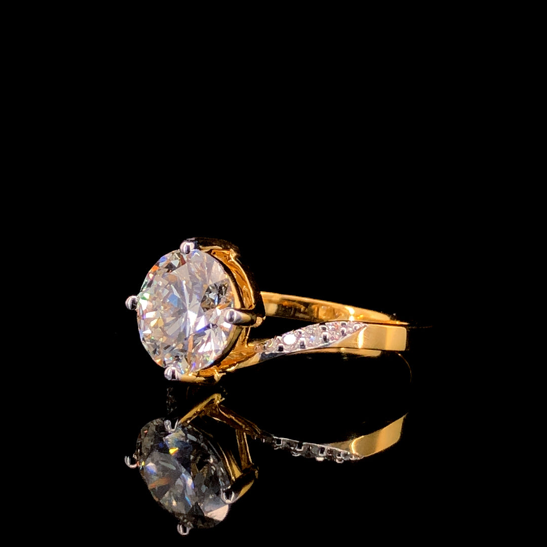 2.1ct Lab Diamond Ring in 14K Gold | SolitaireMart