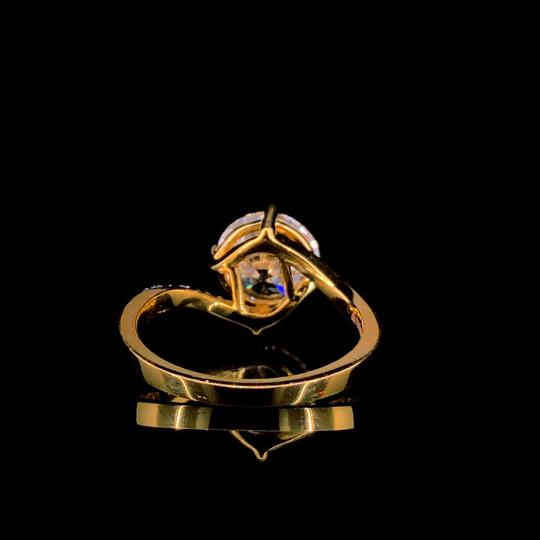 2.1ct Lab Diamond Ring in 14K Gold | SolitaireMart