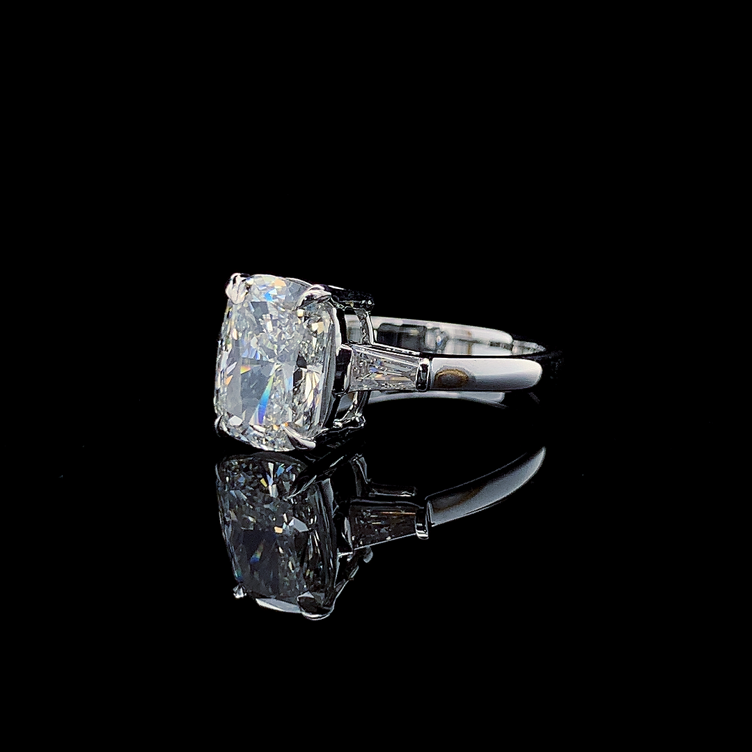3.18ct Cushion Lab Diamond Ring 14K | SolitaireMart