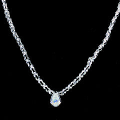 1.00ct Lab-Grown Diamond Pear Shape Pendant In 18k White Gold