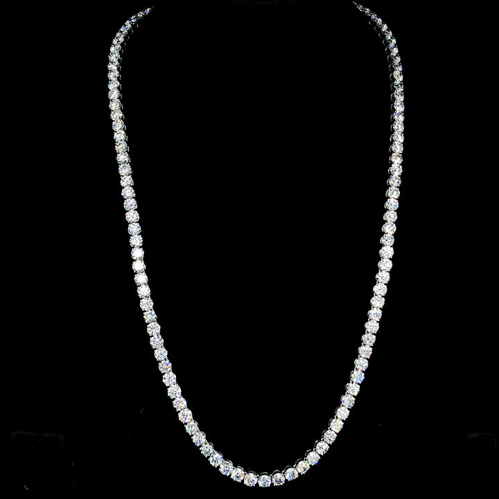 58.25ct Lab Diamond Necklace in 18K Gold | SolitaireMart