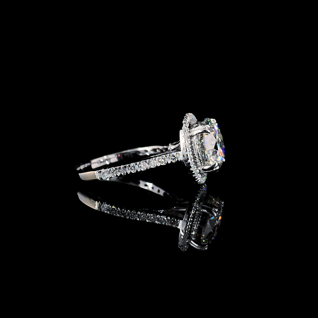 3.94ct Lab Diamond Ring in 18K Gold | SolitaireMart