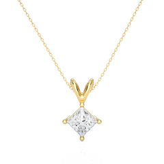 14K Yellow Gold 0.5ct Natural Diamond Pendant