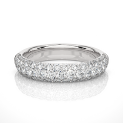 Timeless 14K White Gold Diamond Ring with 0.93ct Natural Diamond