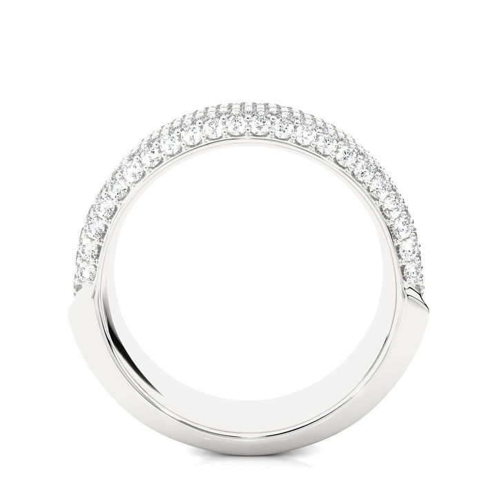 Exquisite 14K White Gold Diamond Ring with 1.93ct Natural Diamond.