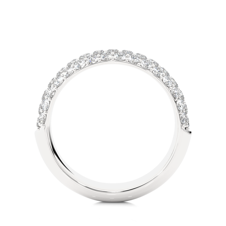 Timeless 14K White Gold Diamond Ring with 0.93ct Natural Diamond.