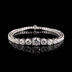 14K Gold Bracelet with 7.68ct Lab-Grown Diamonds – Elegant & Sustainable Luxury
