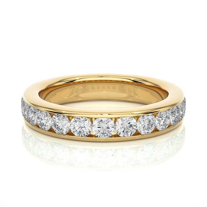 Stunning 14K Yellow Gold Diamond Ring with 0.96ct Natural Diamond.