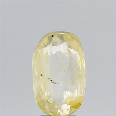 4.5 Carat (5.00 Ratti) Natural Ceylonese Yellow Sapphire - IGI/GTL Certified Oval Shaped Gemstone