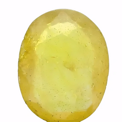 4.15ct Natural Yellow Sapphire – Heated Gemstone from Bangkok – Vivid Golden Hue