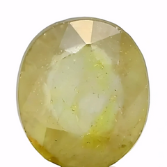 4.35ct Genuine Yellow Sapphire (Heated & treat) – Bangkok Origin – Lustrous & Elegant