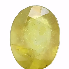4.2ct Natural Yellow Sapphire – Heated Gemstone from Bangkok – Vivid Golden Hue