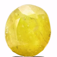 3.66ct Genuine Yellow Sapphire (Heated & treat) – Bangkok Origin – Lustrous & Elegant