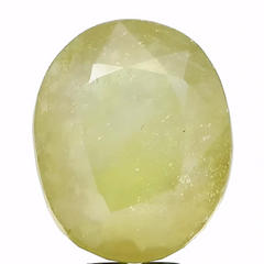 13.3ct Genuine Yellow Sapphire (Heated & treat) – Bangkok Origin – Lustrous & Elegant