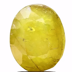 4.07ct Bangkok Natural Yellow Sapphire – Heat-Enhanced – Ideal for Jewelry