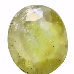5.3ct Natural Yellow Sapphire – Heated Gemstone from Bangkok – Vivid Golden Hue