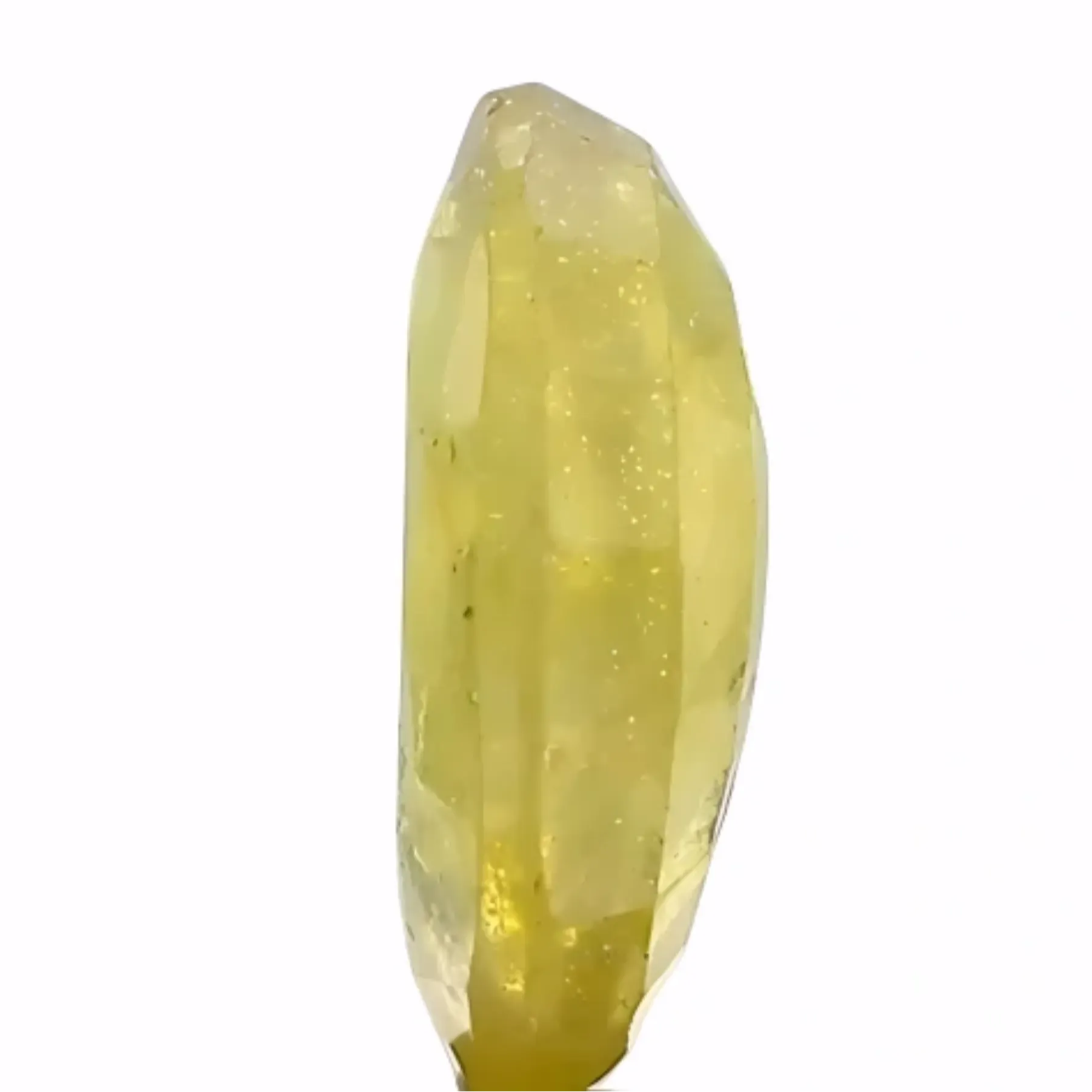 4.35ct Certified Bangkok Yellow Sapphire – Heat Treated – Brilliant Natural Beauty