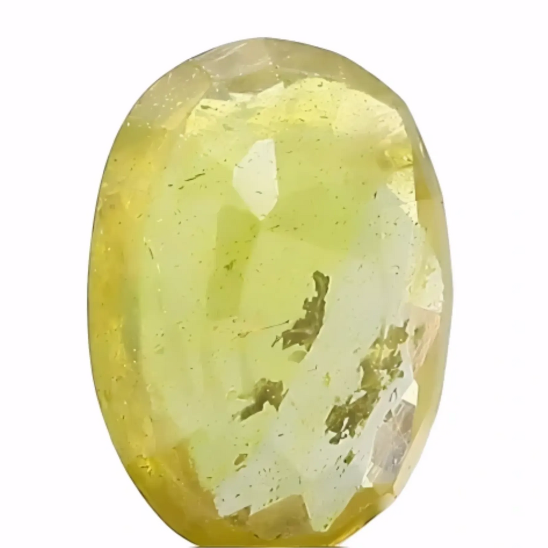 4.35ct Certified Bangkok Yellow Sapphire – Heat Treated – Brilliant Natural Beauty
