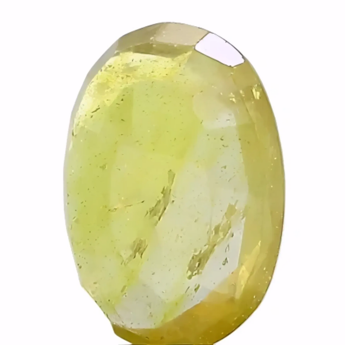 4.35ct Certified Bangkok Yellow Sapphire – Heat Treated – Brilliant Natural Beauty