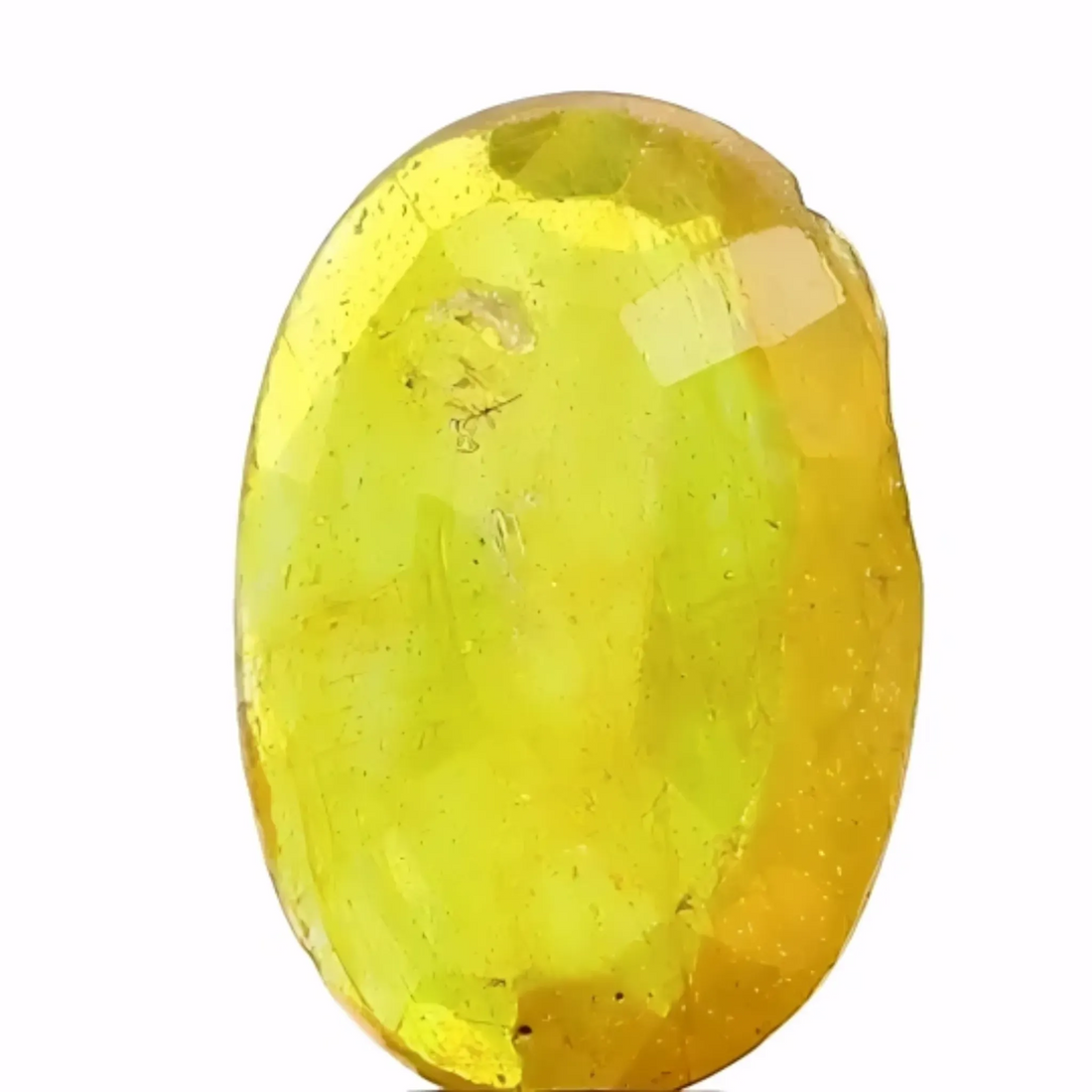 4.15ct Genuine Yellow Sapphire (Heated & treat) – Bangkok Origin – Lustrous & Elegant