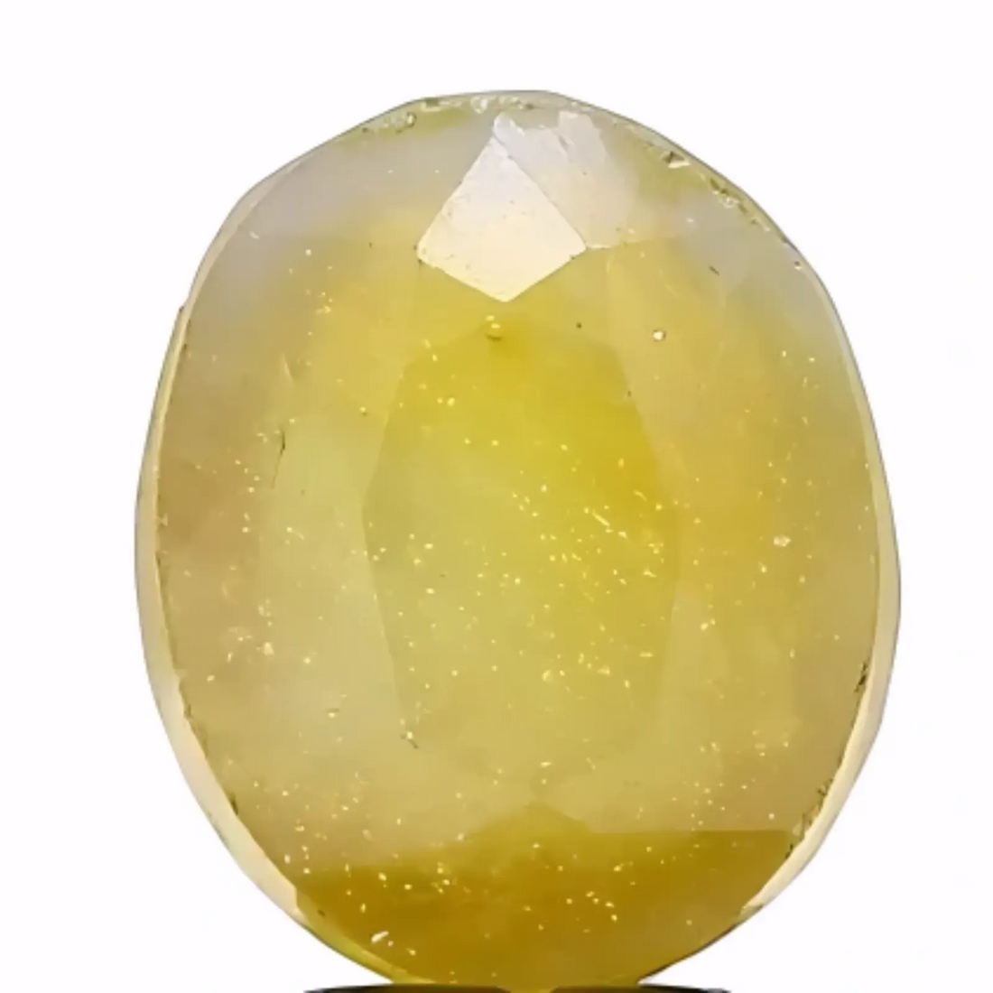 7.35ct Bangkok Natural Yellow Sapphire – Heat-Enhanced – Ideal for Jewelry