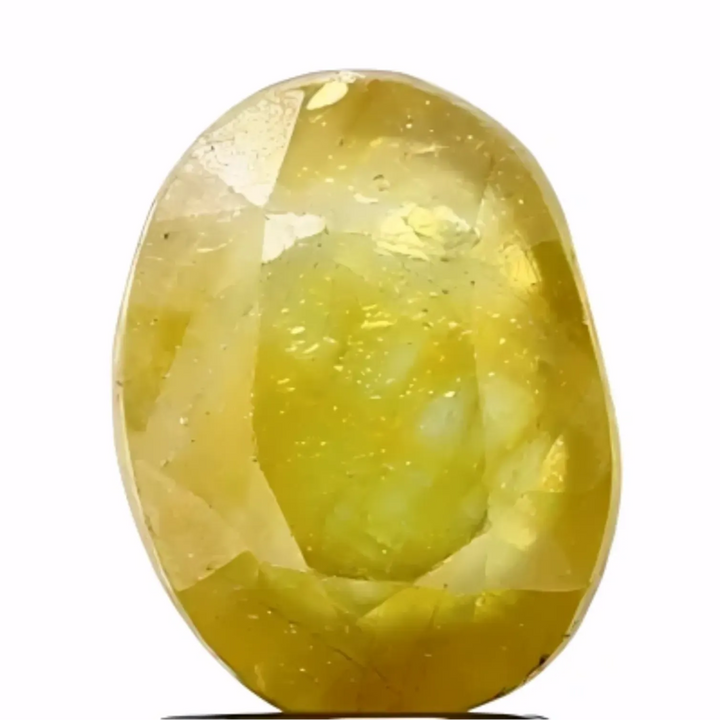 3.05ct Natural Yellow Sapphire – Heated Gemstone from Bangkok – Vivid Golden Hue