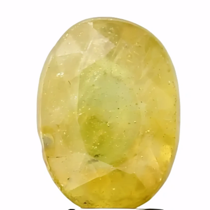2.96ct Certified Bangkok Yellow Sapphire – Heat Treated – Brilliant Natural Beauty