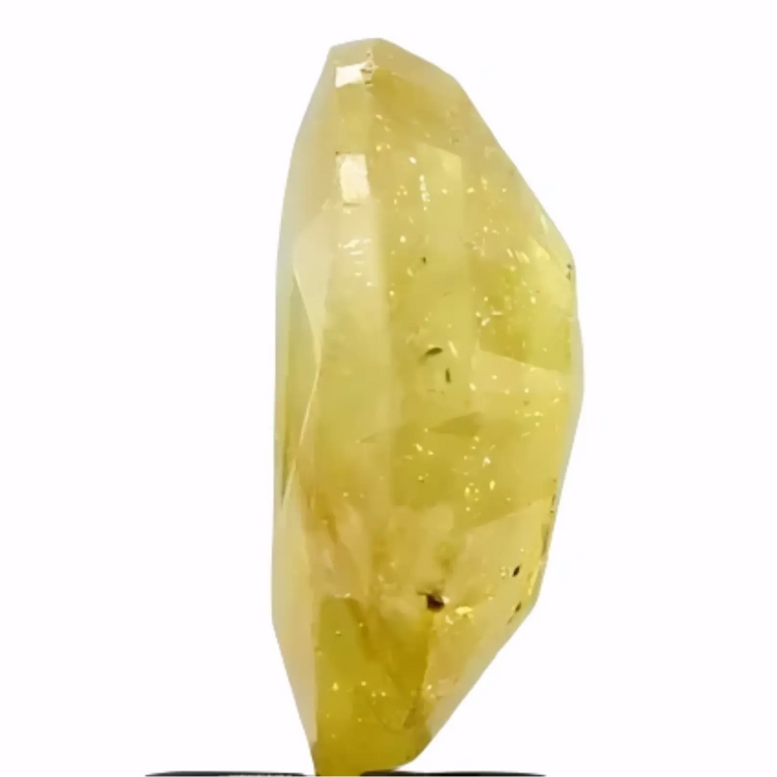 2.96ct Certified Bangkok Yellow Sapphire – Heat Treated – Brilliant Natural Beauty