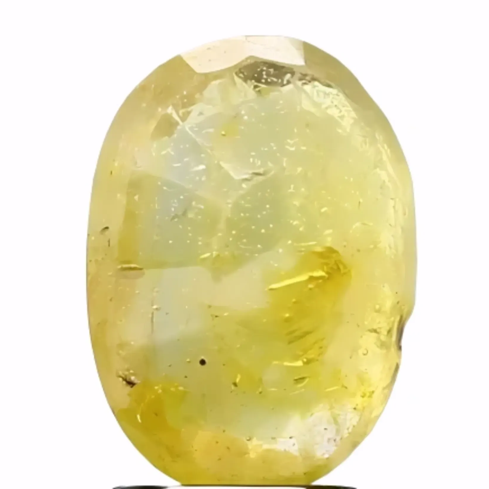 2.96ct Certified Bangkok Yellow Sapphire – Heat Treated – Brilliant Natural Beauty