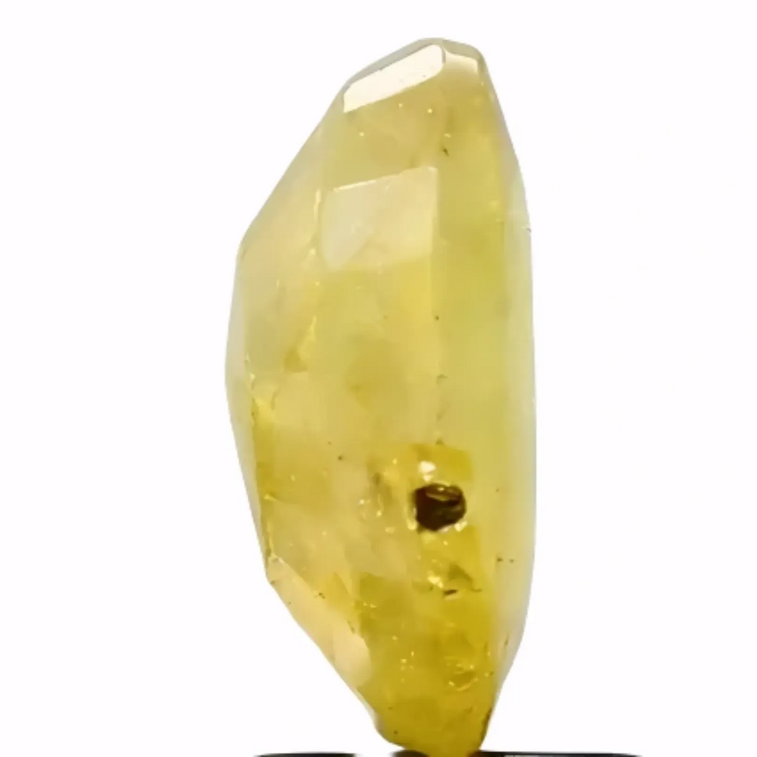 2.96ct Certified Bangkok Yellow Sapphire – Heat Treated – Brilliant Natural Beauty