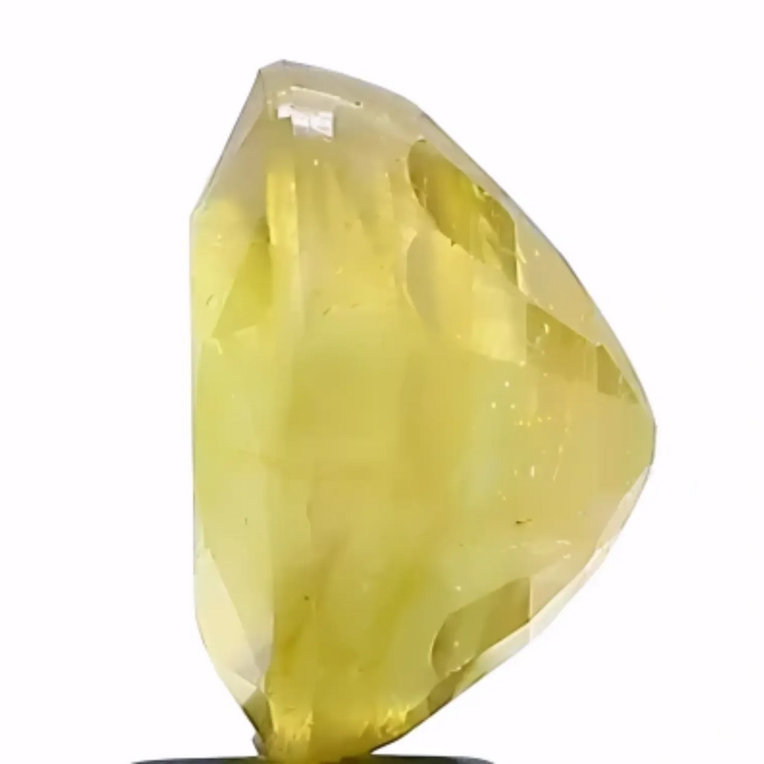 4.85ct Natural Yellow Sapphire – Heated Gemstone from Bangkok – Vivid Golden Hue