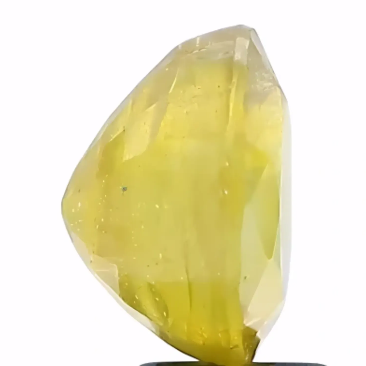 4.85ct Natural Yellow Sapphire – Heated Gemstone from Bangkok – Vivid Golden Hue