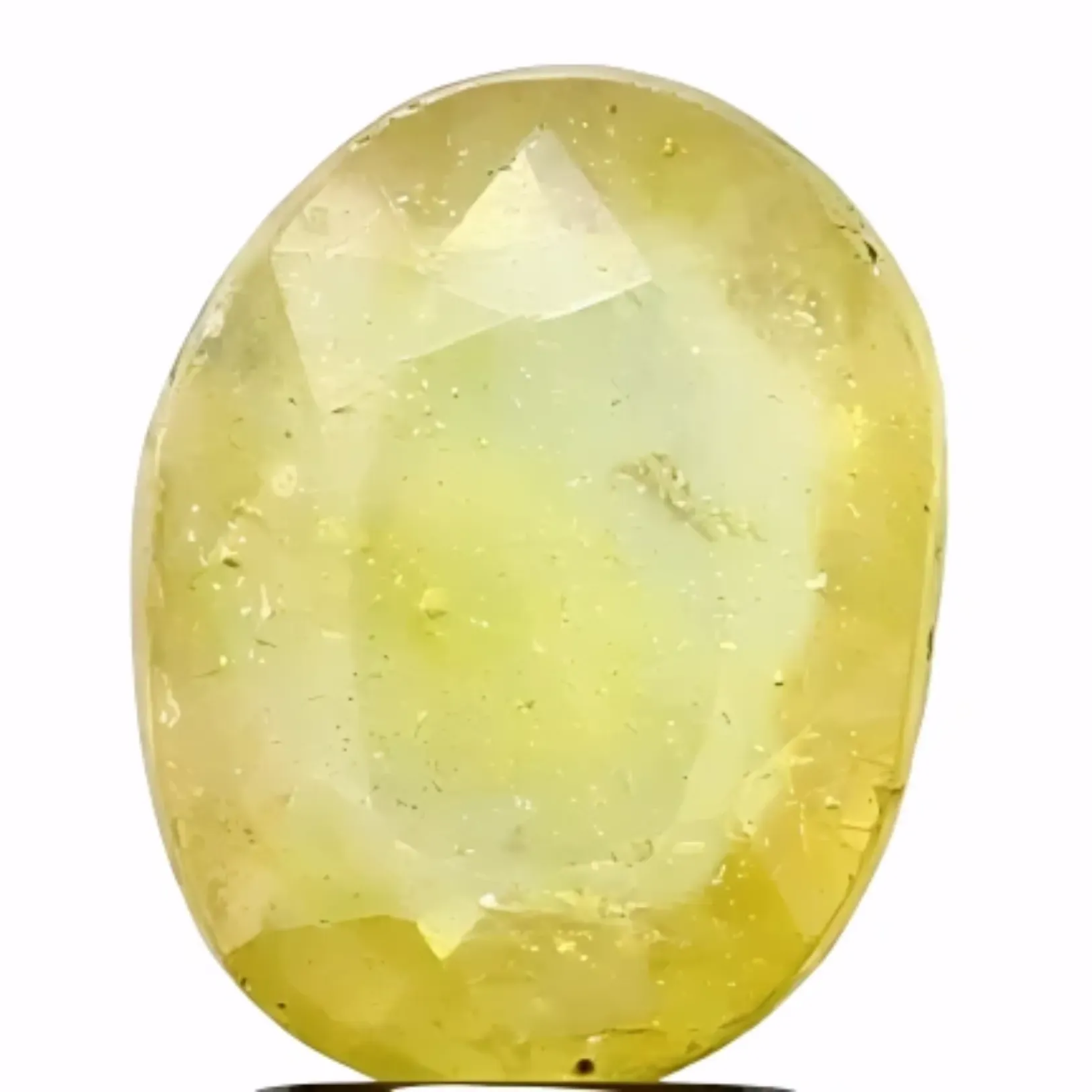 3.39ct Certified Bangkok Yellow Sapphire – Heat Treated – Brilliant Natural Beauty