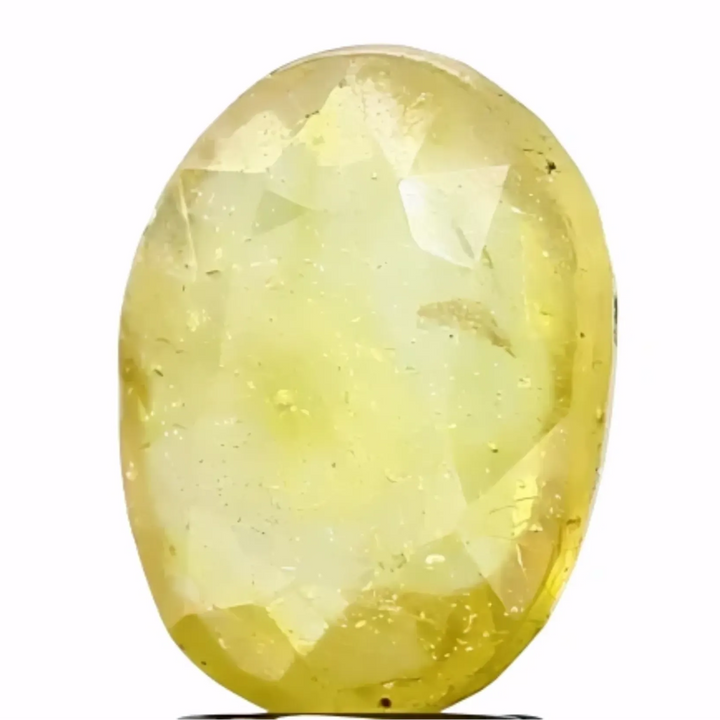 3.39ct Certified Bangkok Yellow Sapphire – Heat Treated – Brilliant Natural Beauty