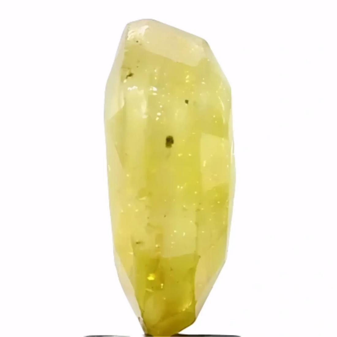 3.39ct Certified Bangkok Yellow Sapphire – Heat Treated – Brilliant Natural Beauty