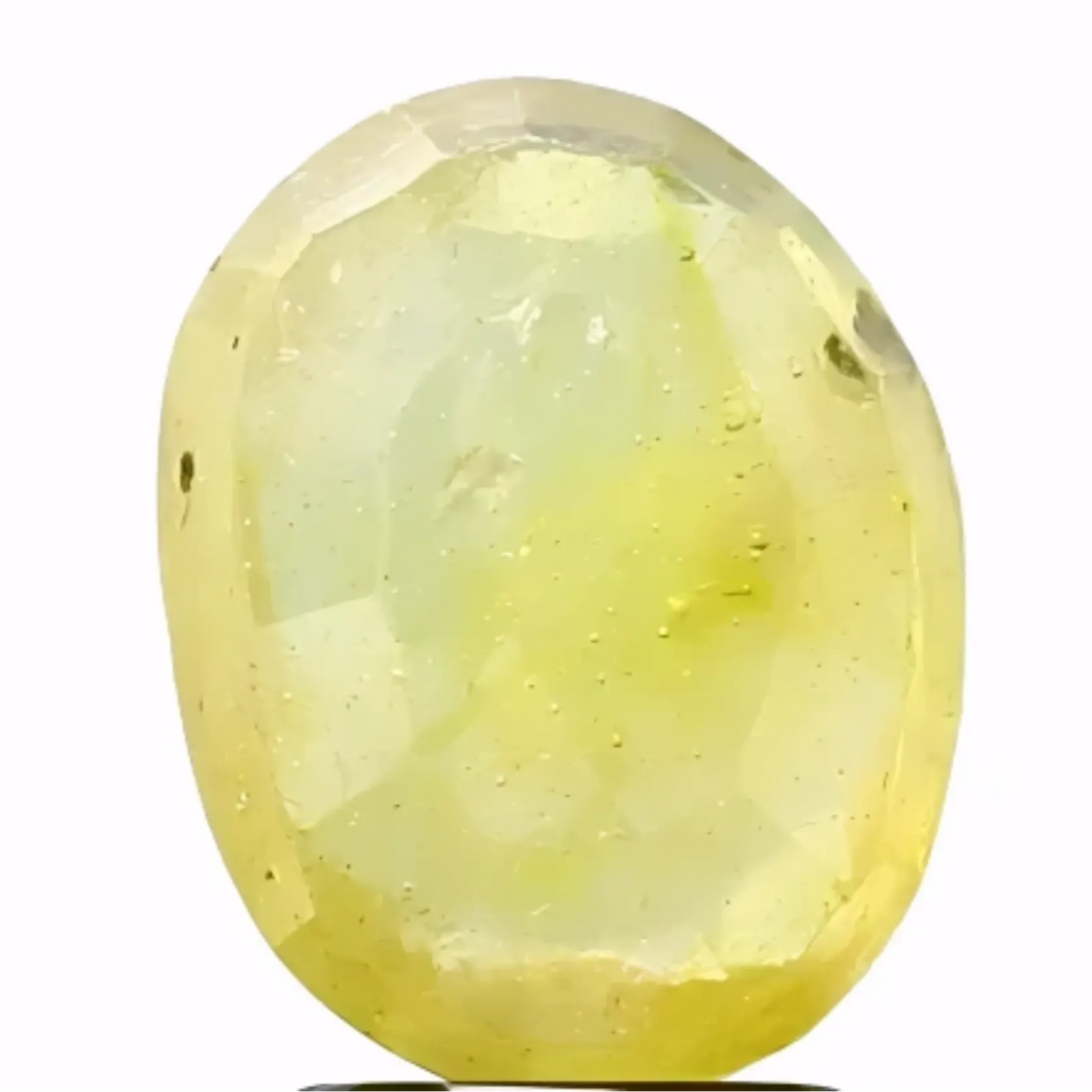 3.39ct Certified Bangkok Yellow Sapphire – Heat Treated – Brilliant Natural Beauty
