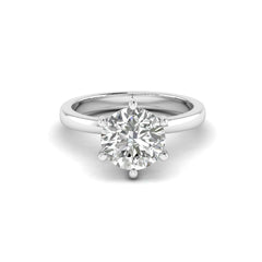 A Diamond Dream 14K White Gold 2.00ct Round Lab-Grown Ring