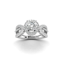 A Love That Shines 1.57 Carat Lab Diamond Ring in 14k White Gold