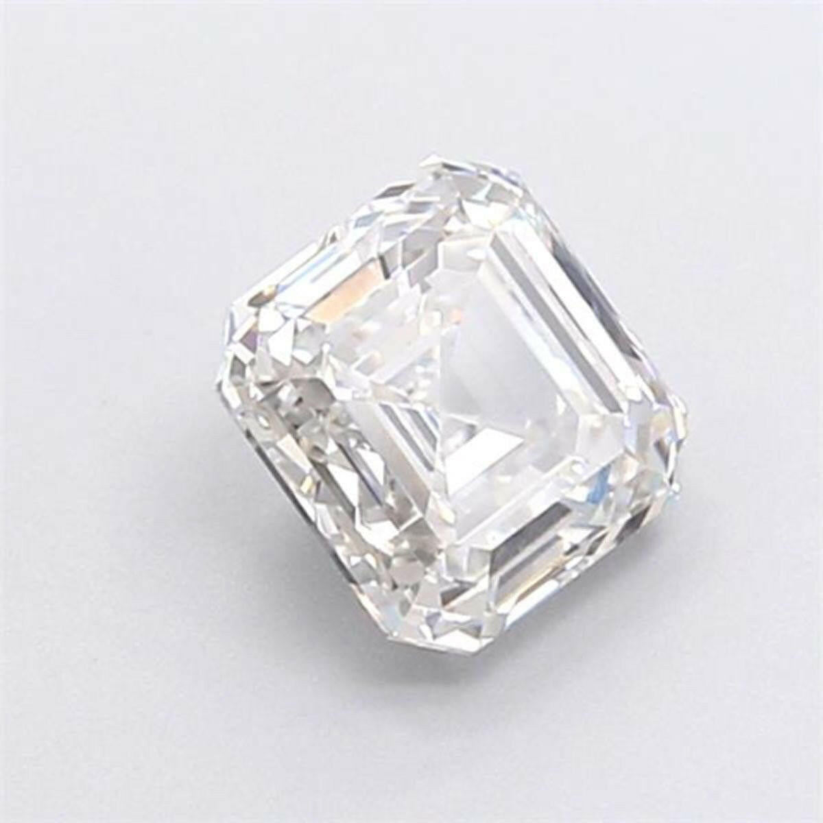 Captivating Elegance 1.70 carat Asscher Cut Lab Grown Diamond.