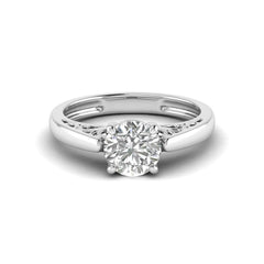Captivatingly Brilliant Round 1.00ct Lab Created Diamond Ring