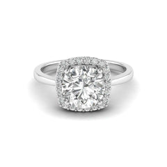 Charming 2.18ct Round Lab Diamond Ring with 14K Gold