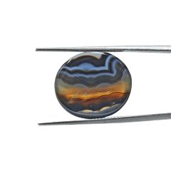 Eclipse of Elegance - 16.95ct Agate Gemstone: A Masterpiece of Earth's Majesty